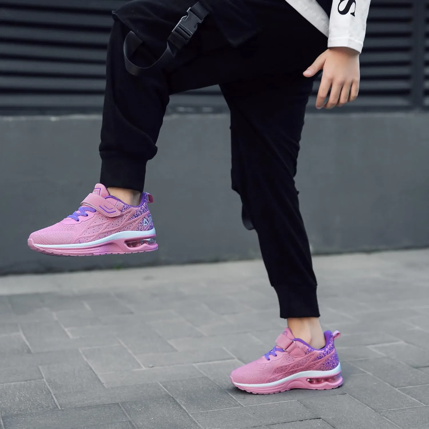 MEHOTO Kid Air Tennis Running Shoes, Athletic Walking Jogging Sport Lightweight Breathable Sneakers for Boys Girls