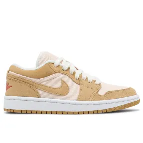 Air Jordan 1 Low SE Twine Orange Quartz Corduroy (W) outdoor - running