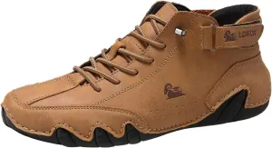 Men Casual Dress Shoes Men's Running Shoes Tennis Walking Fashion High Top Boots Sneakers Non Slip Sports Work Shoes
