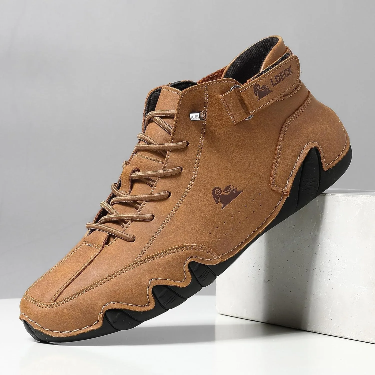 Men Casual Dress Shoes Men's Running Shoes Tennis Walking Fashion High Top Boots Sneakers Non Slip Sports Work Shoes
