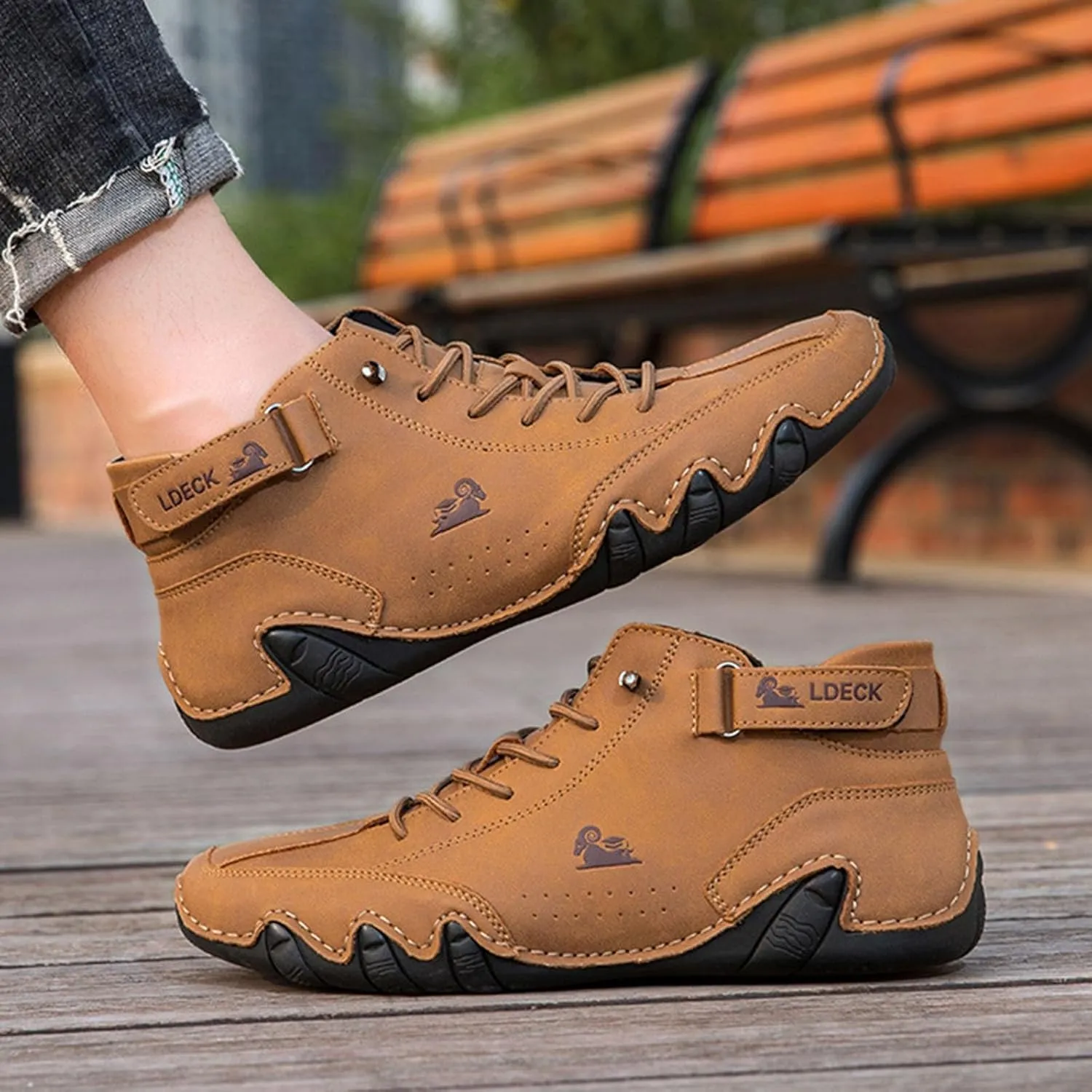 Men Casual Dress Shoes Men's Running Shoes Tennis Walking Fashion High Top Boots Sneakers Non Slip Sports Work Shoes