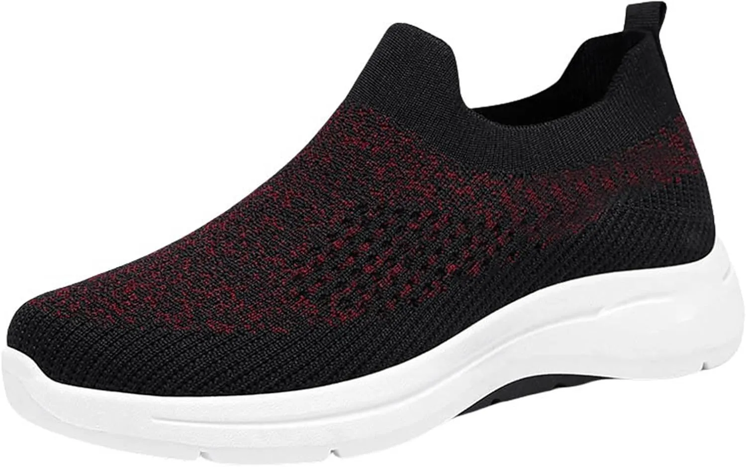 Men Mesh Sneaker Orthopedic Casual Sneaker with Arch Support Breathable Lightweight Comfortable Running Shoes Wide Width Walking Shoes