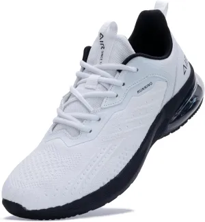 Mens Air Running Shoes Comfortable Walking Tennis Sneakers Lighweight Athletic Shoes for Sport Gym Jogging US 7-12