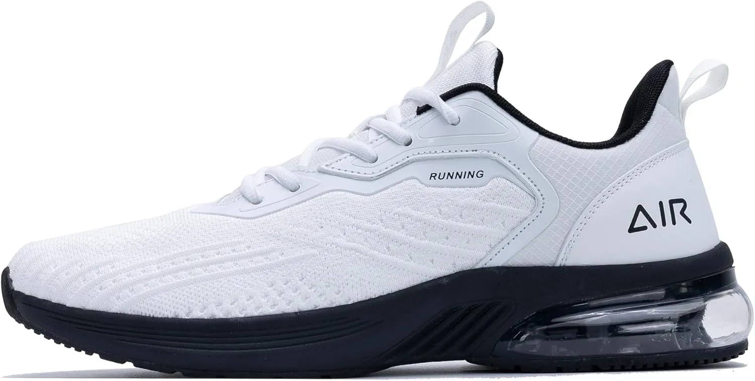 Mens Air Running Shoes Comfortable Walking Tennis Sneakers Lighweight Athletic Shoes for Sport Gym Jogging US 7-12