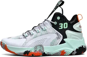 Mens and Womens White Basketball Sneakers Mid Top Lace Up Running Shoes Wear Resistant and Durable Outdoor Travel Shoes Comfortable and Breathable Casual Sneakers Skateboarding Shoes