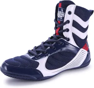 Men's Professional Boxing Shoes Men's and Women's Breathable Non-Slip Wrestling Shoes Teenagers Non-Slip Fitness Sports Training Shoes