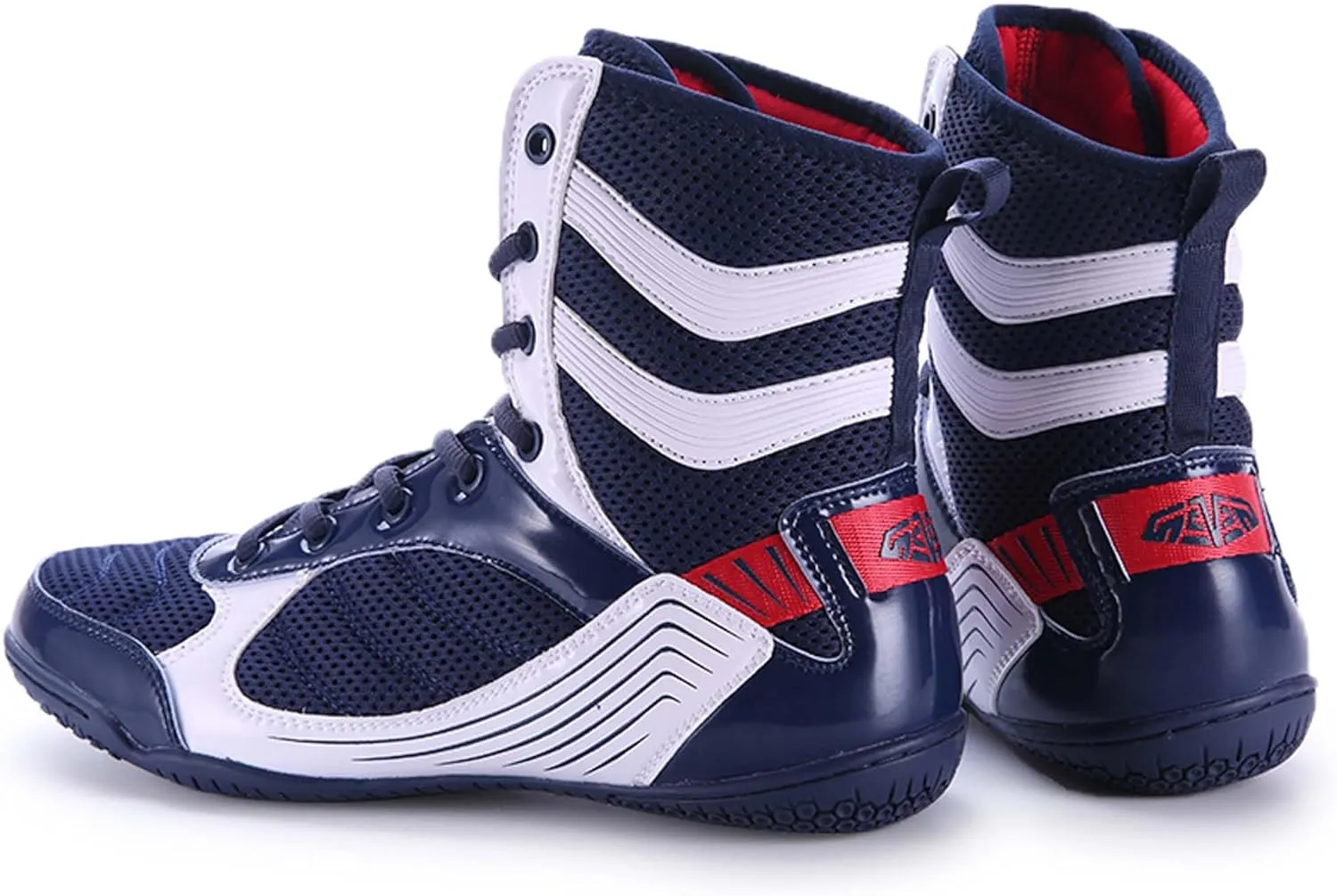 Men's Professional Boxing Shoes Men's and Women's Breathable Non-Slip Wrestling Shoes Teenagers Non-Slip Fitness Sports Training Shoes