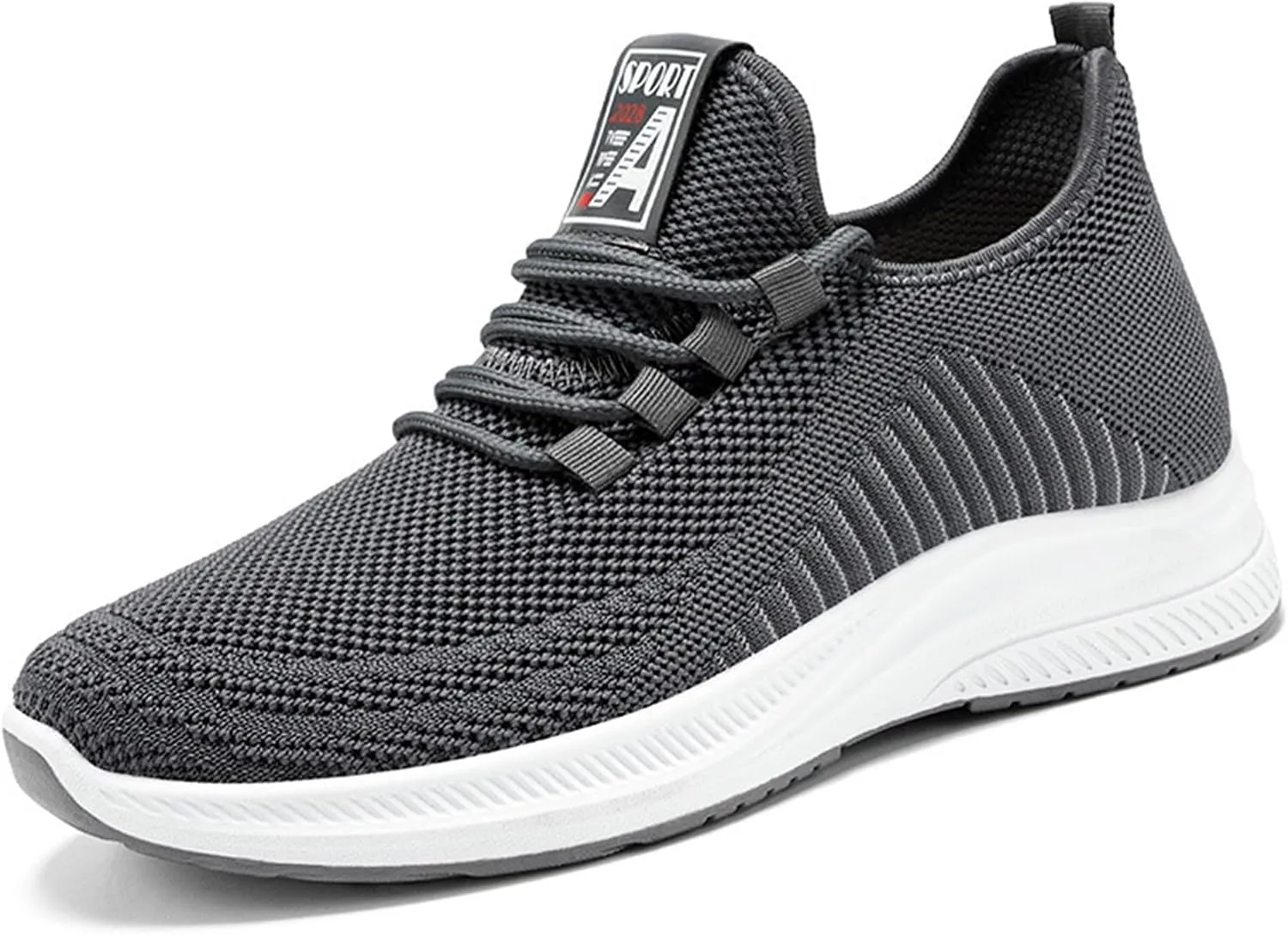 Men's Running Shoes Fashion Breathable Sneakers Mesh Soft Sole Casual Athletic Lightweight