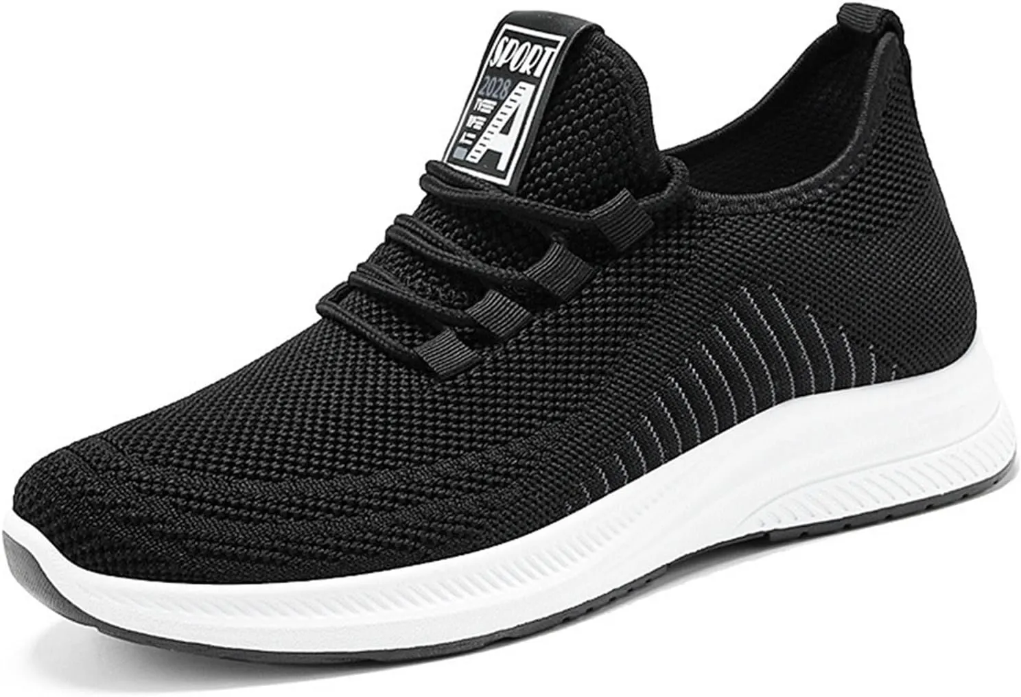 Men's Running Shoes Fashion Breathable Sneakers Mesh Soft Sole Casual Athletic Lightweight