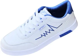 Mens Slip On Running Shoes Ultra Lightweight Breathable Comfortable Walking Shoes Fashion Sneakers Soft Sole Comfort Cross Trainer Cushioned Sports Travel Shoes Blue