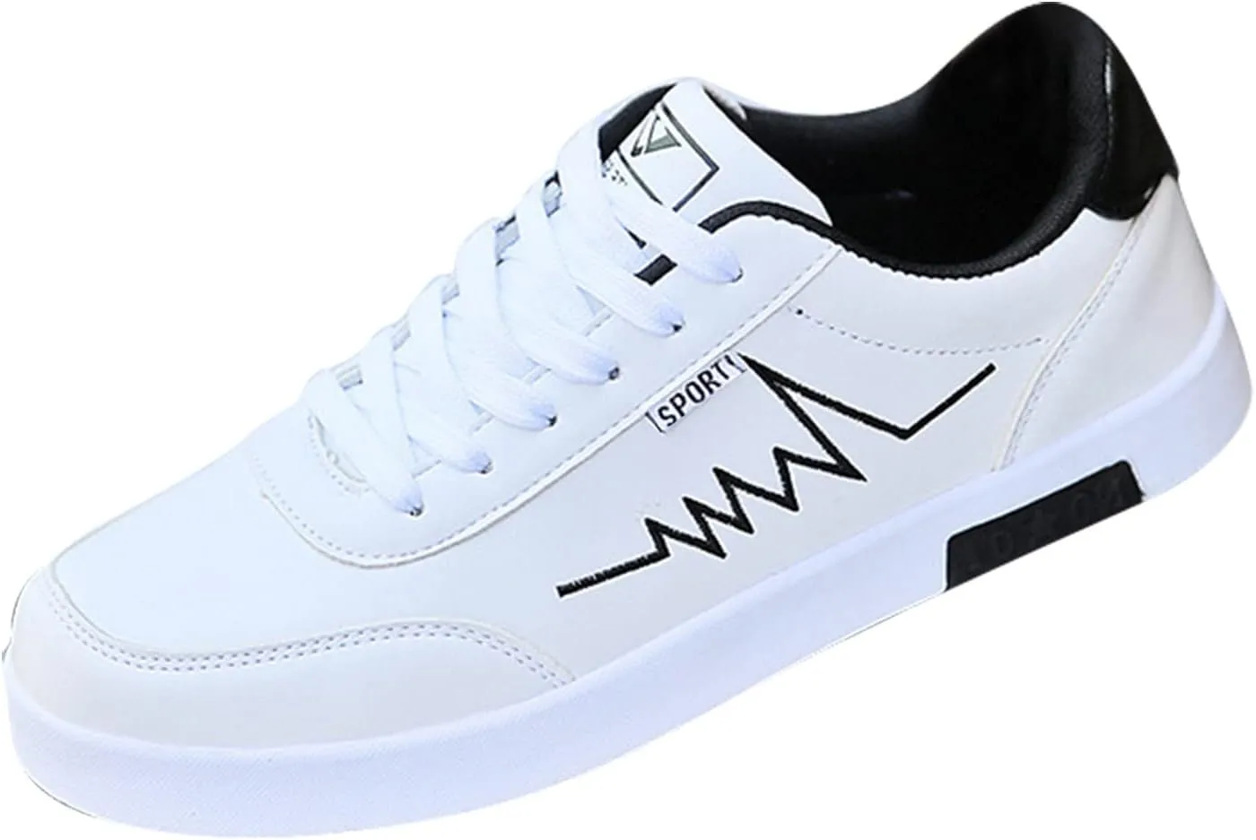 Mens Slip On Running Shoes Ultra Lightweight Breathable Comfortable Walking Shoes Fashion Sneakers Soft Sole Comfort Cross Trainer Cushioned Sports Travel Shoes White