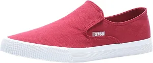 Mens Slip On Sneakers Lightweight Comfortable Non-Slip Walking Shoes Breathable Canvas Sneaker for Work, Running，Walking，Business