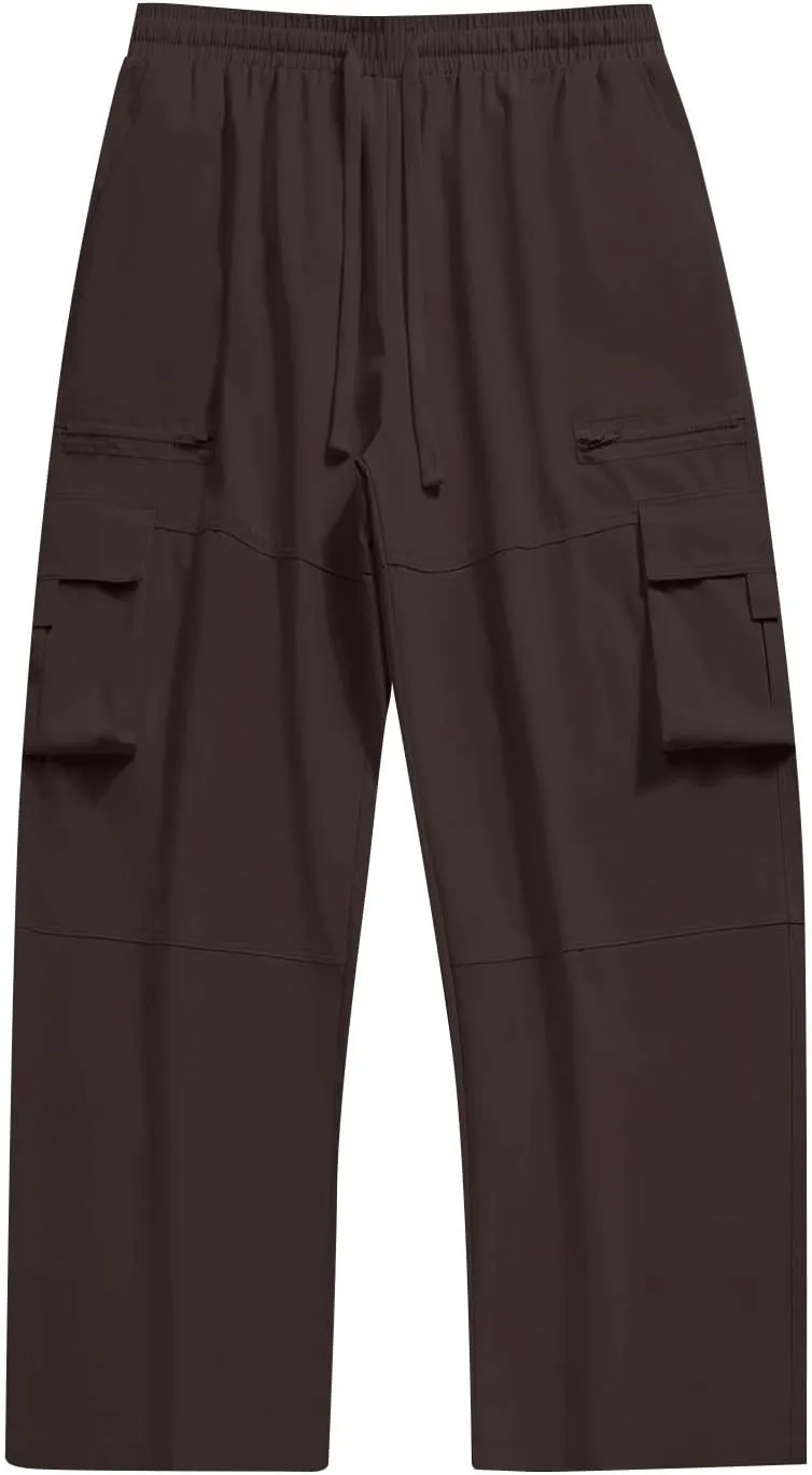 Mens Tactical Pants Breathable Flex Camo Heavyweight Cargo Pants Running Camouflage Camp Waterproof Work Pants