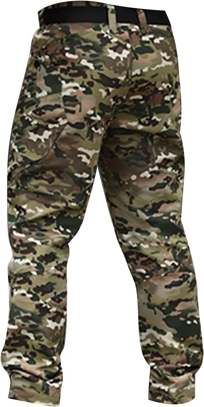 Men's Tactical Pants,City Special Service Pants Water-Resistant Military Cargo Pants Lightweight Multi Pocket Pants