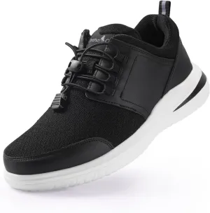 Mens Walking Shoes for Plantar Fasciitis, Orthopedic Sneakers for Men with Arch Support,Wide Toe Box Shoes for Pain Relief to Walking All Day.