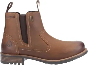 Mens Worcester Nubuck Leather Light Waterproof Chelsea Boots