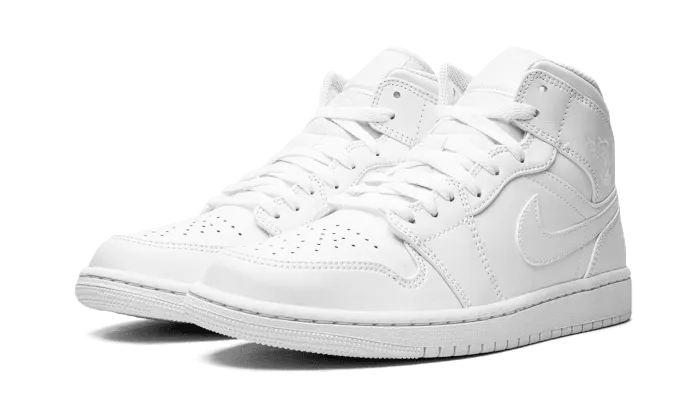 Comfortable Touch Chill Vibe Air Jordan 1 Mid Triple White (2022)