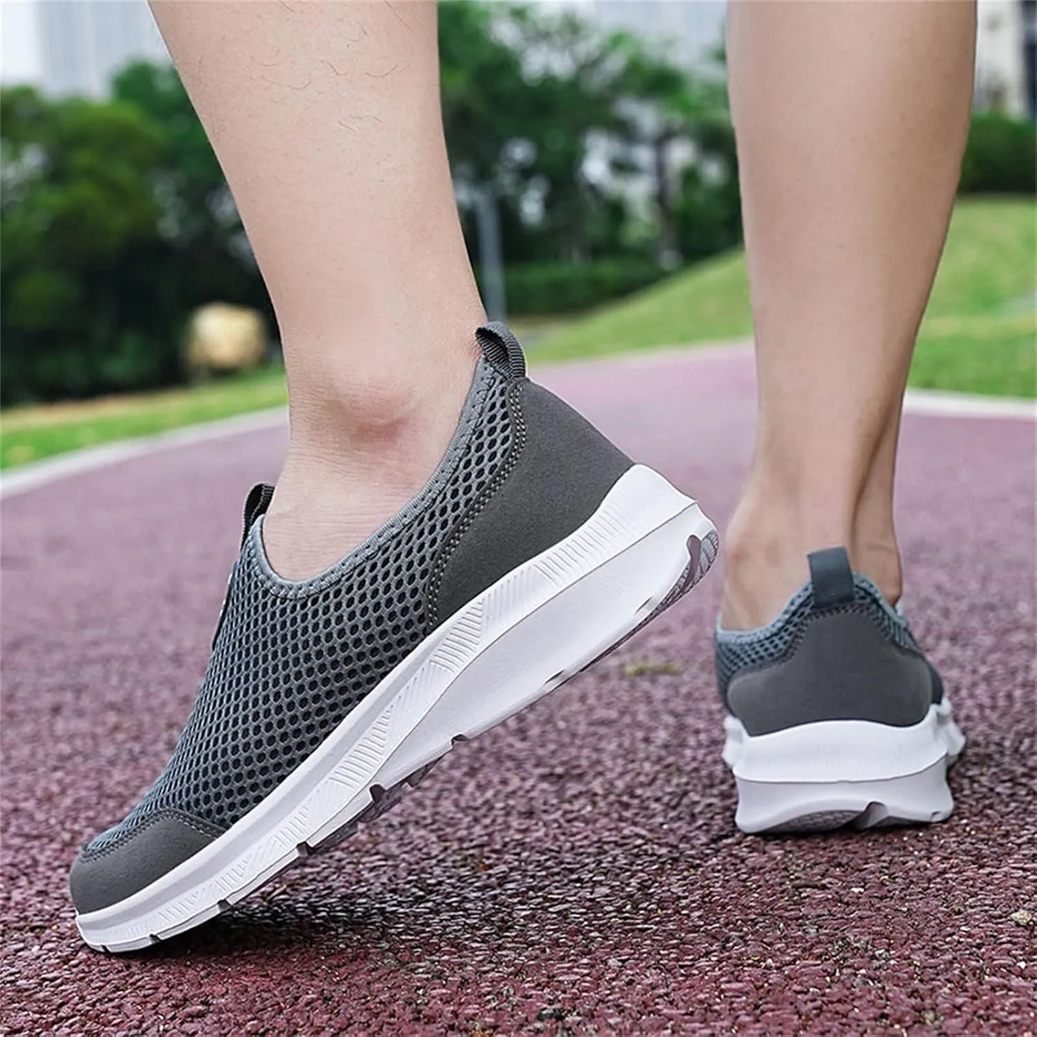 Mesh Slip On Sneaker for Women Comfort Casual Breathable Running Shoes Non Slip Lightweight Sneakers Walking Shoes Women Arch Support