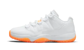 Air Jordan 11 Retro Low Bright Citrus LeatherUpper