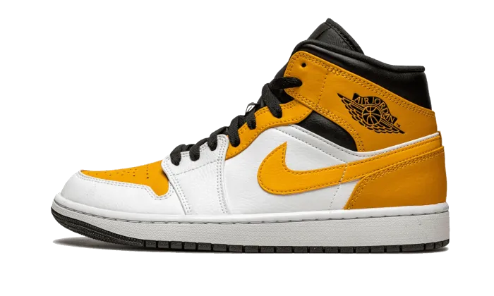 Air Jordan 1 Mid University Gold Unibody Construction Gel Infused Heel