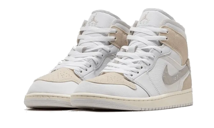 Supportive Fit Mono Sock Fit Systems Air Jordan 1 Mid SE Craft Tech Grey