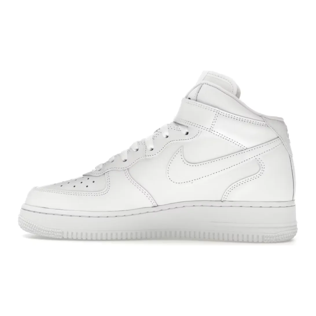 Nike Air Force 1 Mid Supreme White Airy Design