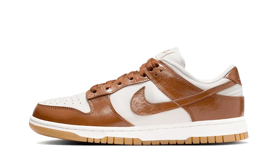 Dunk Low LX Brown Ostrich 3D Knit Engineering Molded Foam
