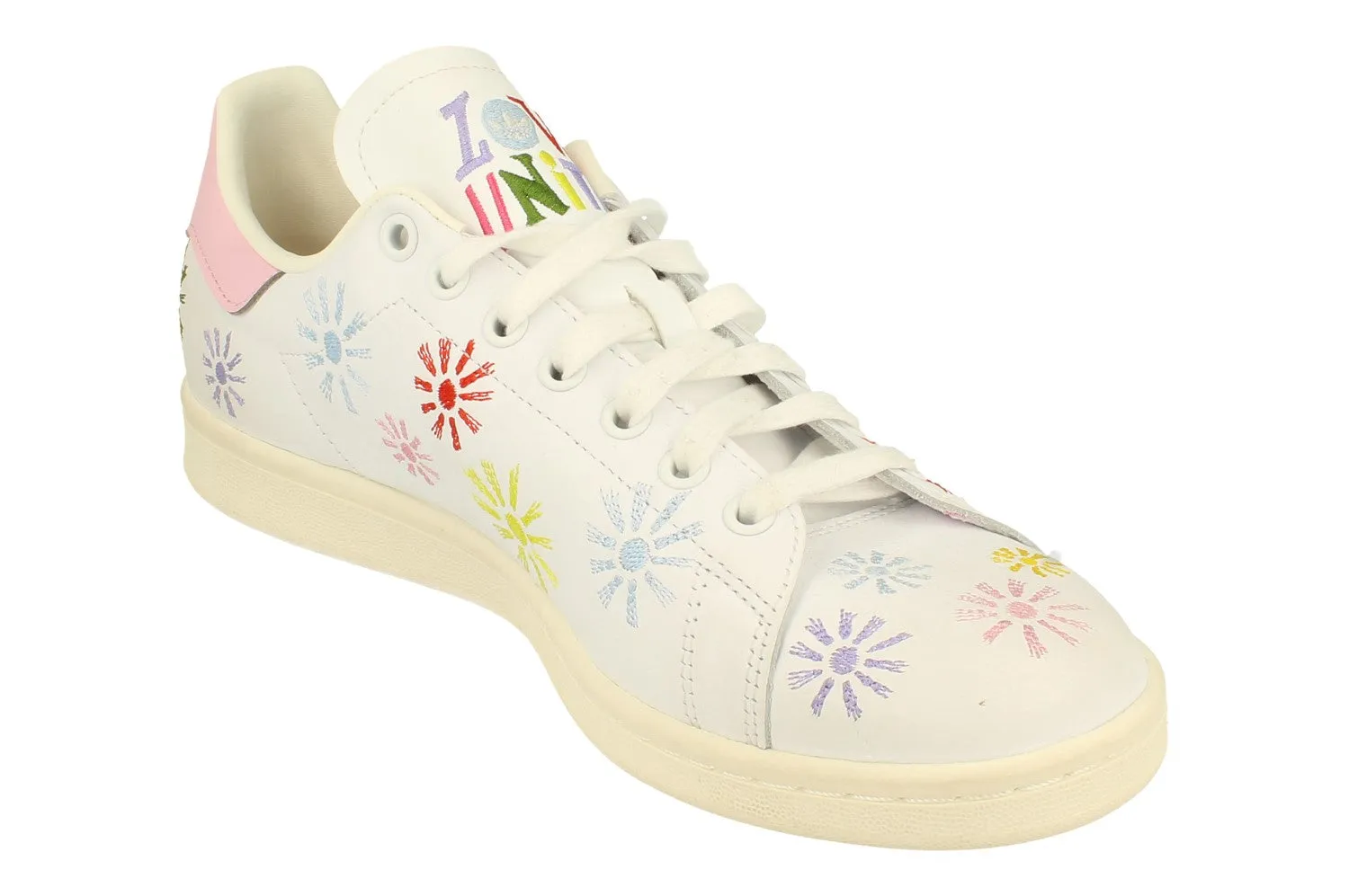 Adidas Originals Stan Smith Pride Mens Trainers Sneakers GW2417 Wear   Resistant adjustable running wear