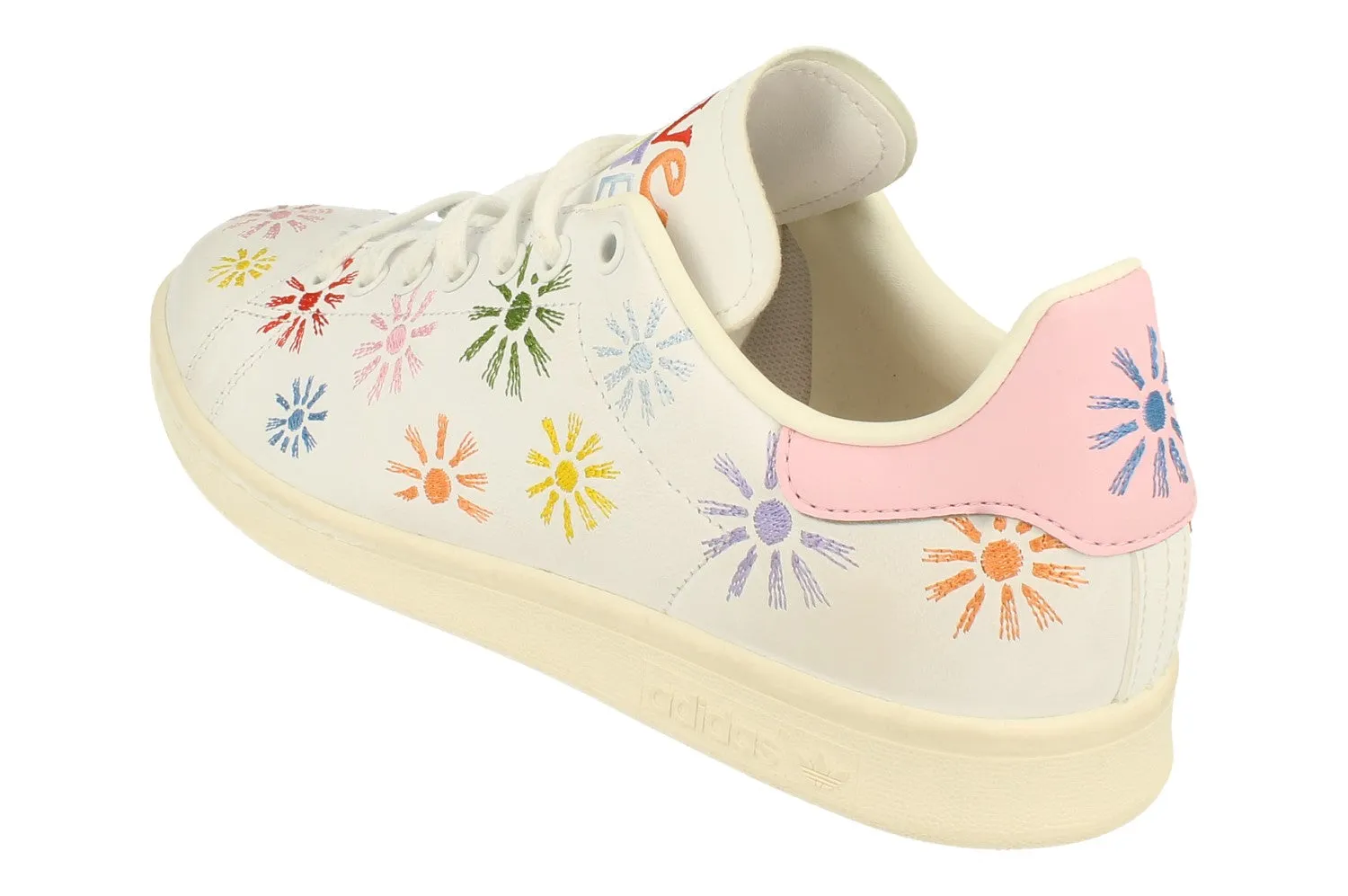 Adidas Originals Stan Smith Pride Mens Trainers Sneakers GW2417 Reinforced Soles UV Protection