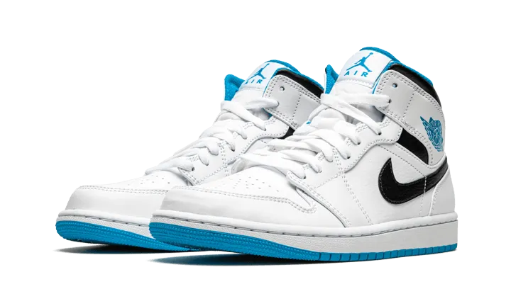 Lightweight Comfort Luxurious design Air Jordan 1 Mid Laser Blue