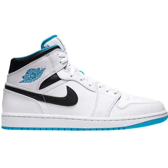 casual runners' footwear Air Jordan 1 Mid Laser Blue