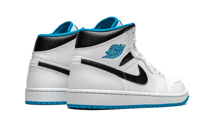 Stretchable Mesh Urban Run Air Jordan 1 Mid Laser Blue