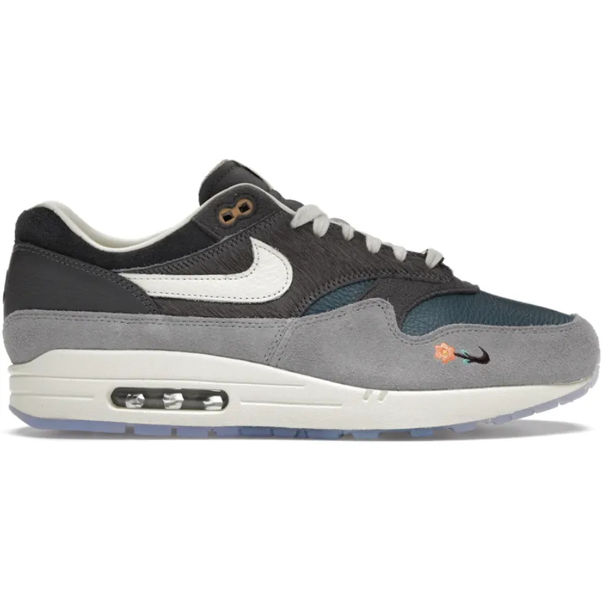 Nike Air Max 1 Kasina Won-Ang Grey Interlocking Treads