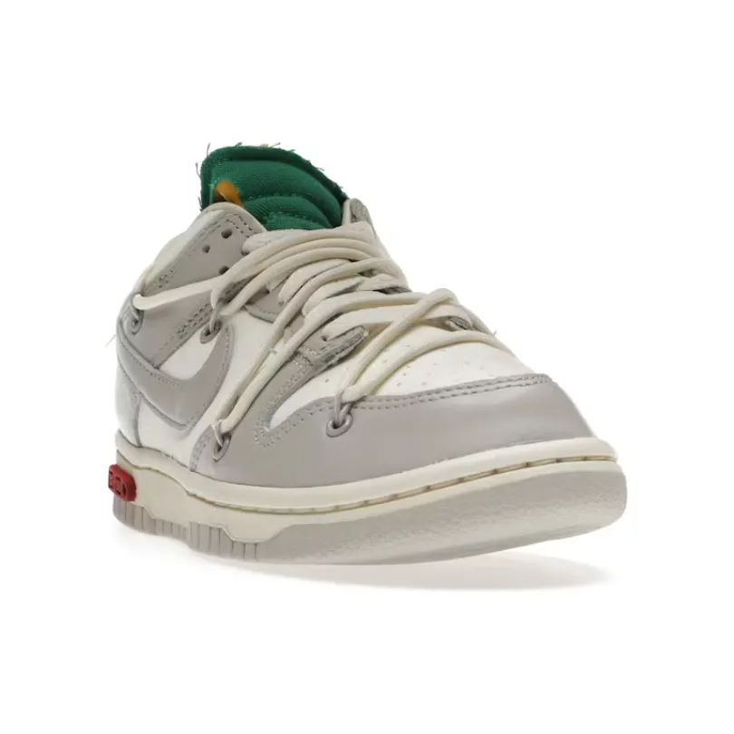 Nike Dunk Low Off-White Lot 25 elastic - band - feature shoes custom - designed shoes