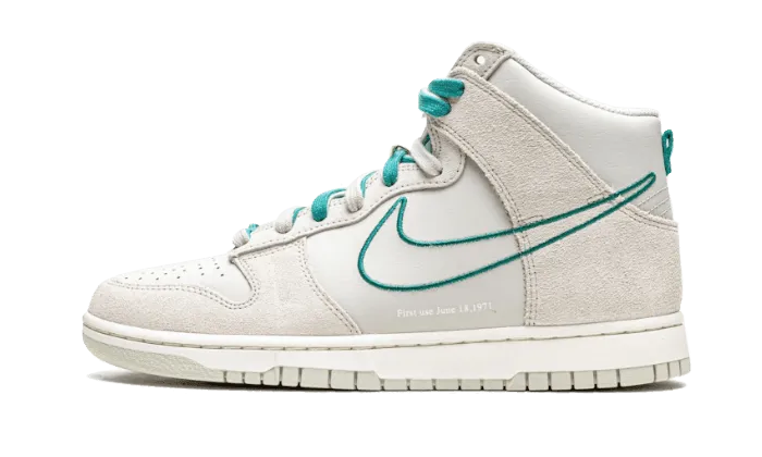 Dunk High First Use Light Bone Green Noise Sweat Resistant Lining