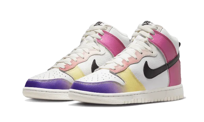 Dunk High Multi-Color Gradient flex design Non-marking sole
