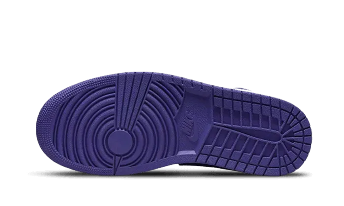 Air Jordan 1 Mid Purple Black Ultimate Ease Fast Step