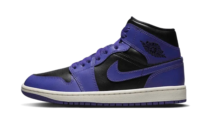 Balanced Impact Long Time Wear Air Jordan 1 Mid Purple Black