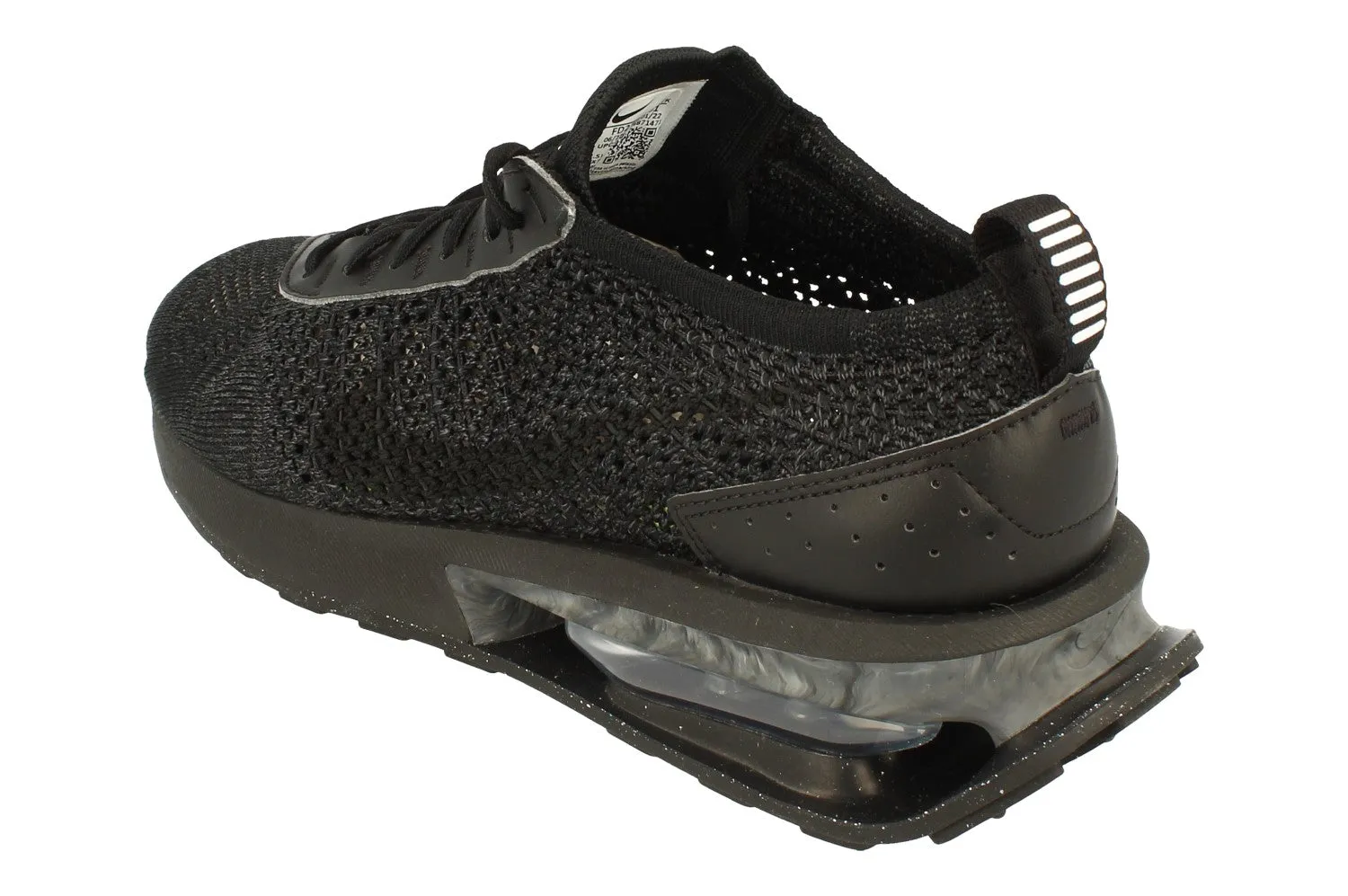 Nike Air Max Flyknit Racer Mens FD2764 001 Cold weather running logo - buttoned shoes