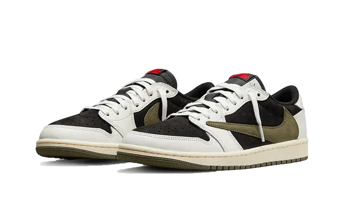 Cushion Boost Air Jordan 1 Retro Low OG SP Travis Scott Olive