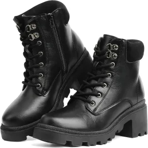 MUSSHOE Women's Winter Platform Snow Boots & Booties - Non Slip, Comfortable, Hunter Rain & Combat Boots for Women