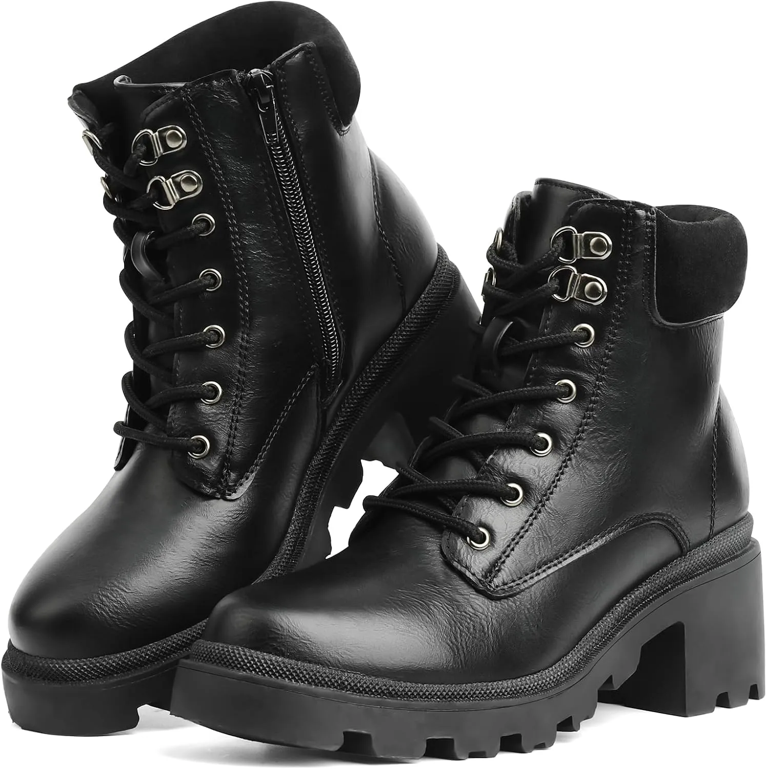 MUSSHOE Women's Winter Platform Snow Boots & Booties - Non Slip, Comfortable, Hunter Rain & Combat Boots for Women