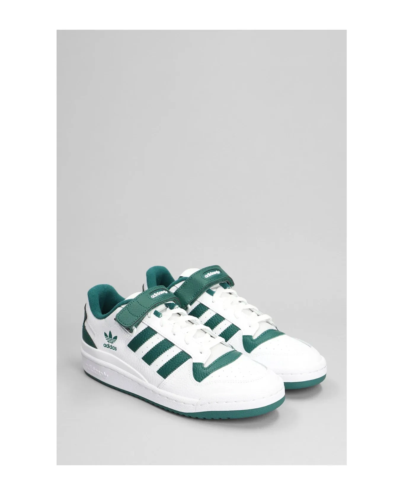 Recycled Outsole Material QualityConstruction Adidas FORUM LOW - WHITE / GREEN