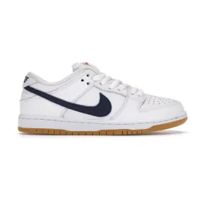 Nike SB Dunk Low Orange Label White Navy Casual Wear Stacked Cushioning