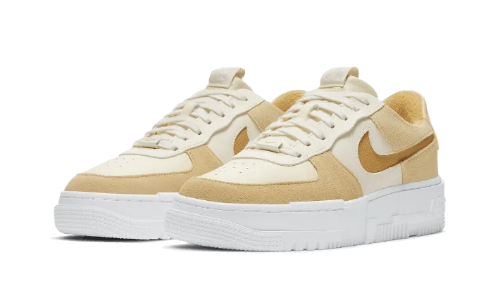 Air Force 1 Low Pixel Sail Tan breathable socks Open Toe