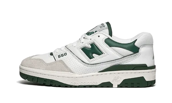 Comfortable Straps New Balance 550 White Green