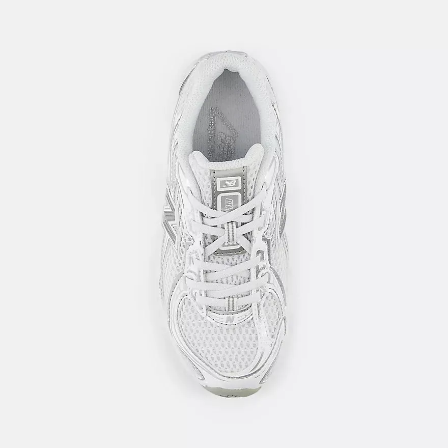 New Balance 740 BUNGEE LACE White avec Silver Metalic Everyday Support