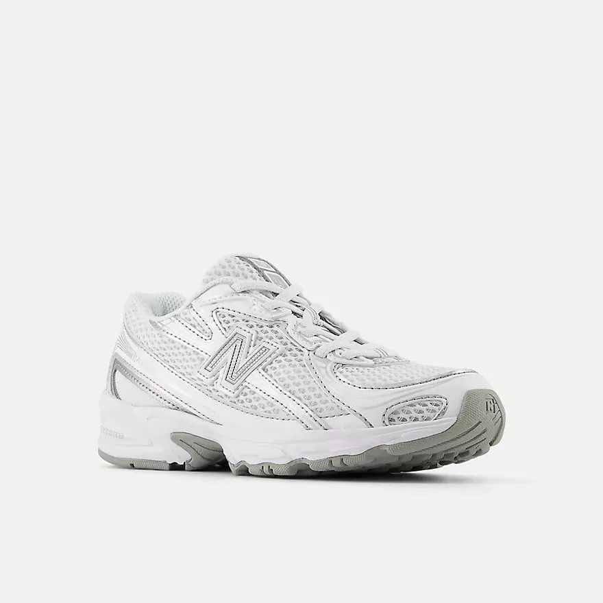 New Balance 740 BUNGEE LACE White avec Silver Metalic Moisture Management