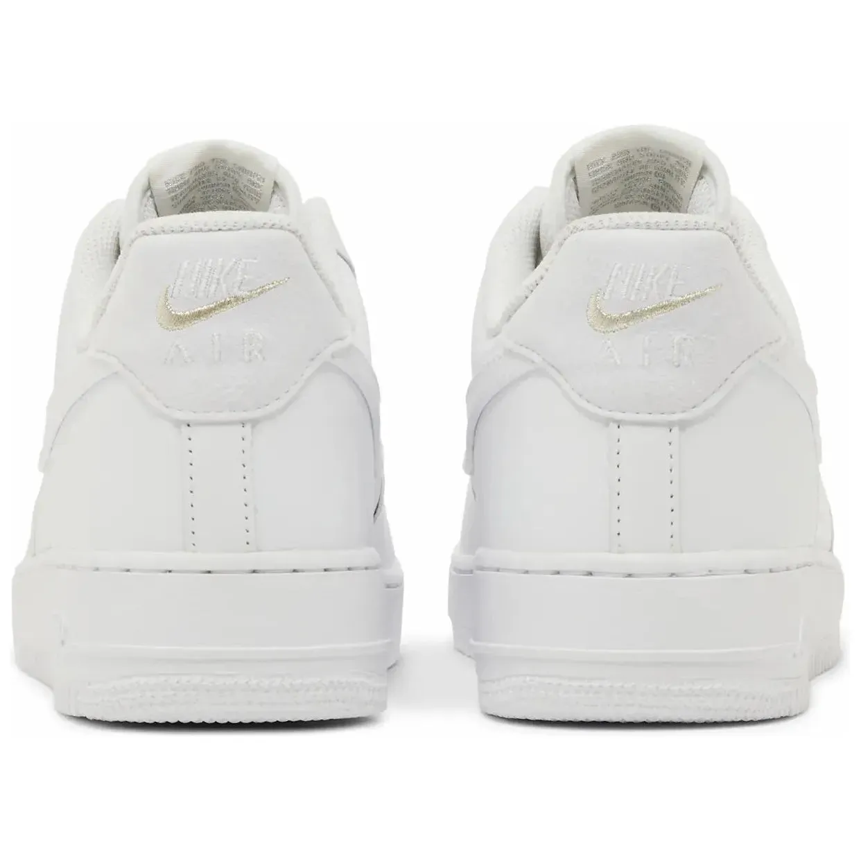Nike Air Force 1 '07 LV8 'White Metallic Silver Toe Space