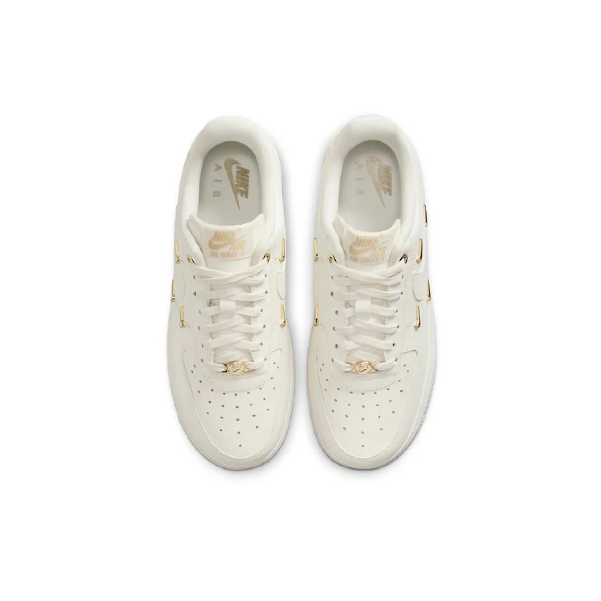 Chic Design Nike Air Force 1 '07 LX CN Sail Gold Mini Swoosh